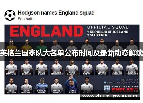 英格兰国家队大名单公布时间及最新动态解读